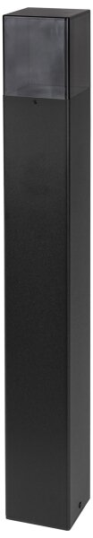 Vonkajšie svietidlo 1xE27/40W/230V IP44 80 cm čierne/dymové