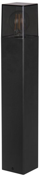 Vonkajšia lampa 1xE27/40W/230V IP44 50 cm čierna/dymová