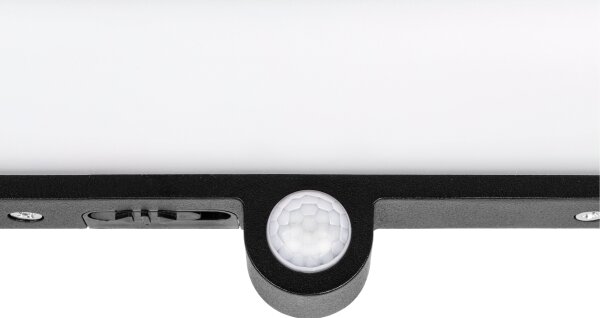 LED solárne nástenné svietidlo so senzorom LED/3W/3,7V IP54 1500 mAh čierne