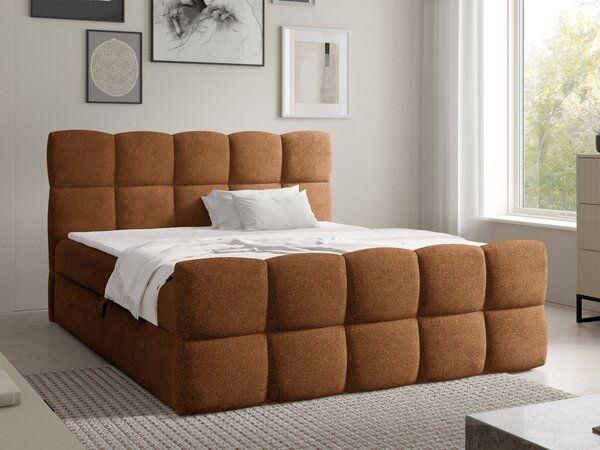 MEBLINE Kontinentálna posteľ ROSSI 120x200 coral 35