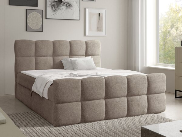 MEBLINE Kontinentálna posteľ ROSSI 120x200 coral 50