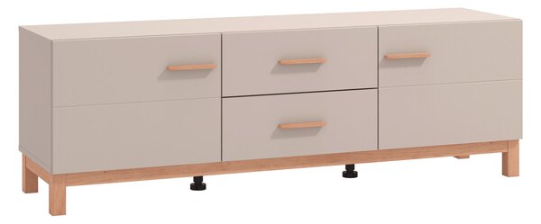 TV DIEL, kašmírová, dub artisan, 154/50,5/41,5 cm Hom`in - TV nábytok