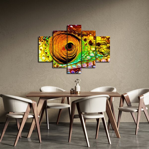 Obraz - Chameleon (150x105 cm)