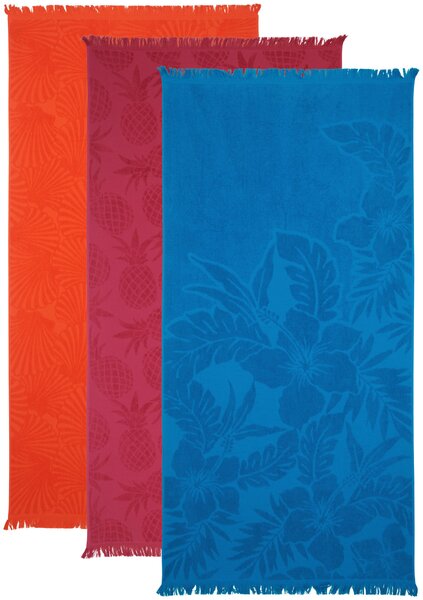 PLÁŽOVÁ OSUŠKA, 90/180 cm, oranžová Esposa - Kúpeľňový textil