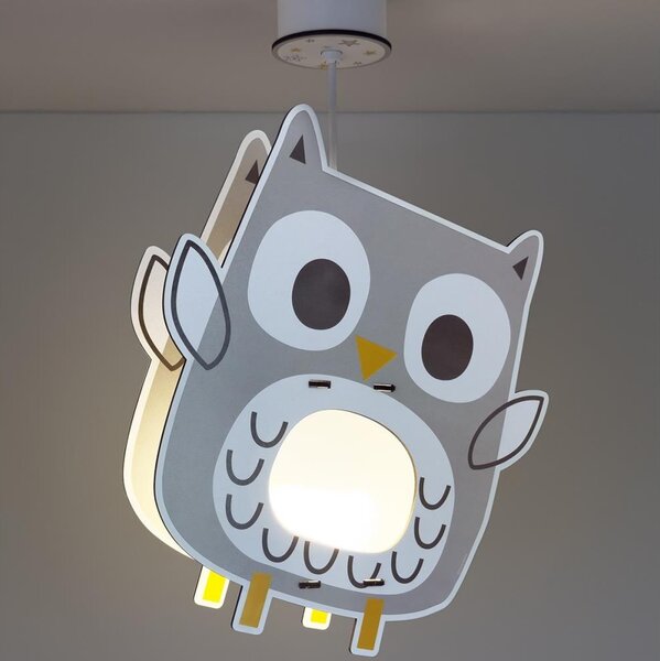 Dalber 63397 - Detský luster OWL 1xE27/15W/230V
