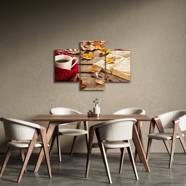 Obraz - Jesenná šálka čaju (90x60 cm)