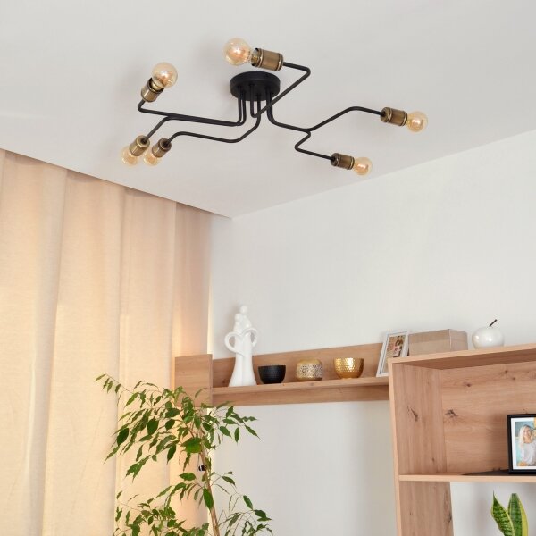 LED Prisadený luster TUBE 6xE27/15W/230V
