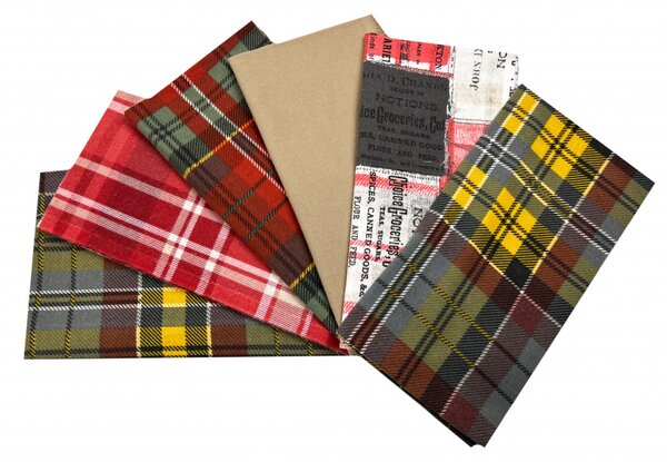 Súprava látok bavlna flanel na patchwork cca 35x35 cm - mix