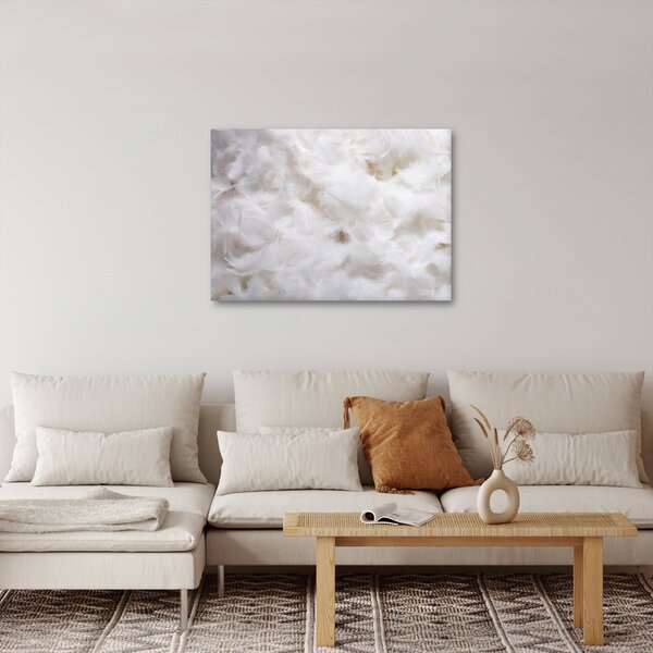 Obraz - Biele perie (70x50 cm)