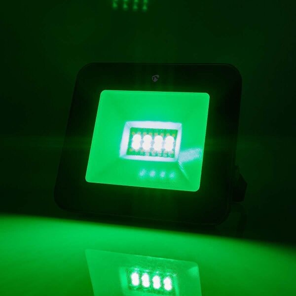Nedis WIFILOFC20FBK-LED RGBW reflektor SmartLife LED/20W/230V Wi-Fi IP65