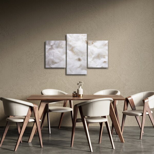 Obraz - Biele perie (90x60 cm)