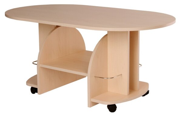 Bradop Konferenčný stôl oválny K12 Vít š.120 x hl.70 x v.55 cm