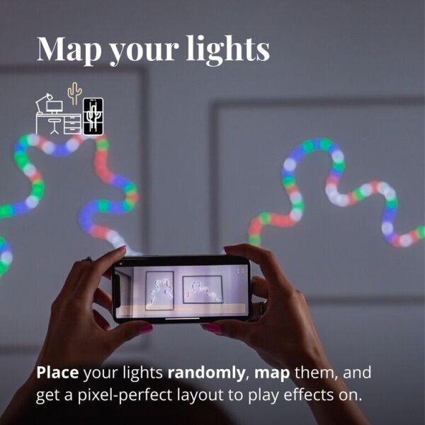 Twinkly TWFL200STW-WEU - LED RGB Stmievateľný pásik FLEX 200xLED 2 m Wi-Fi