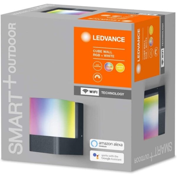 Ledvance - LED RGBW Vonkajšie svietidlo SMART+ CUBE LED/9,5W/230V IP44 Wi-Fi
