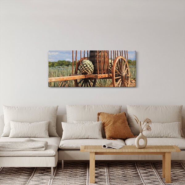 Obraz - Prívesný vozík (120x50 cm)