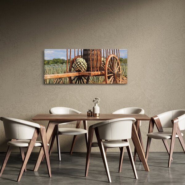 Obraz - Prívesný vozík (120x50 cm)