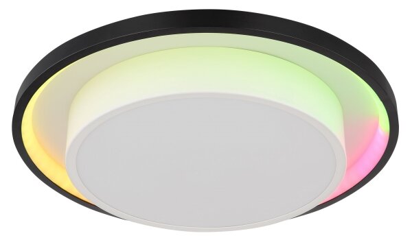Globo 41390-21 - LED RGBW Stmievateľné stropné svietidlo MORGAN LED/21W/230V + DO