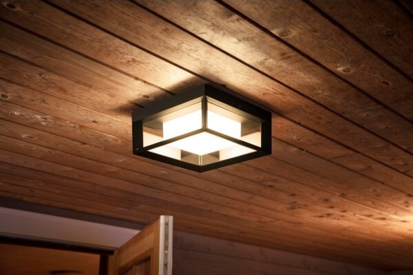 Philips 17438/30/P7 - LED RGB Vonkajšie svietidlo Hue ECONIC LED/15W/230V IP44