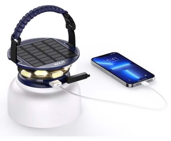Immax 08493L - LED RGB Prenosná solárna nabíjacia lampa LED/10W/5V 3600 mAh IP65