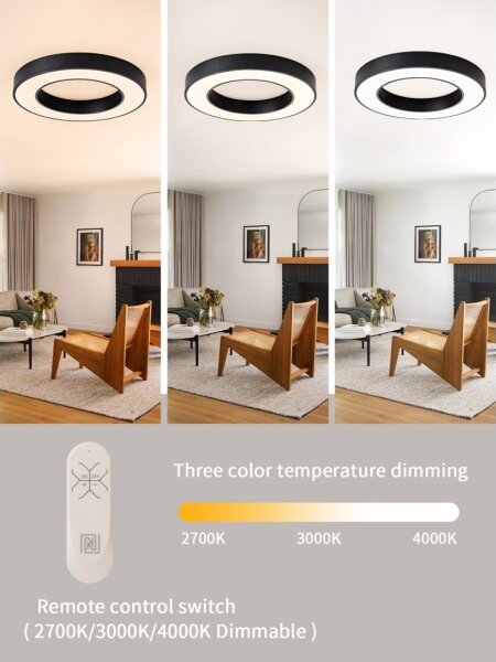 Immax NEO 07209L-LED Stmievateľné svietidlo PASTEL LED/53W/230V 60cm čierna Tuya+DO