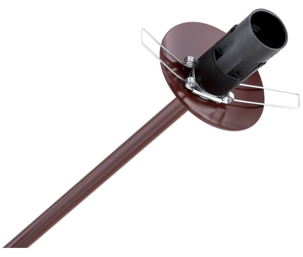 Argon 1842 - Luster na tyči ABSOS 4xE14/7W/230V alabaster hnedá