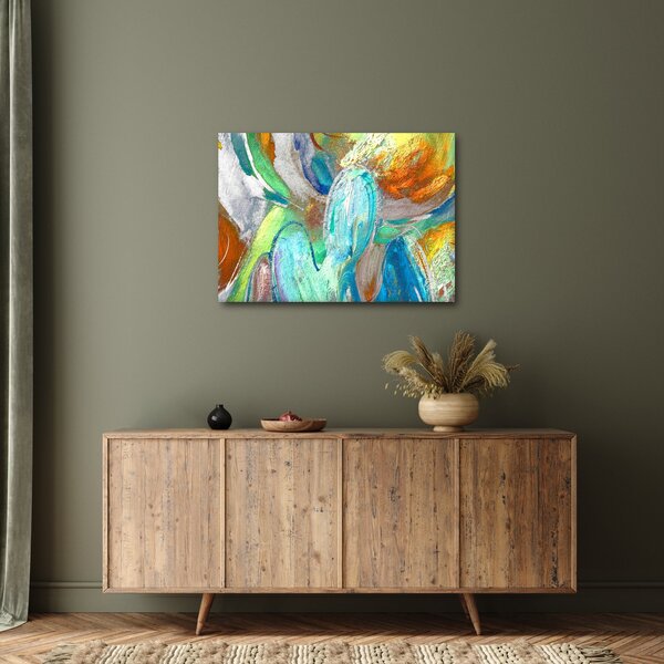 Obraz - Farebná abstrakcia (70x50 cm)