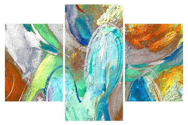 Obraz - Farebná abstrakcia (90x60 cm)