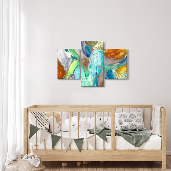 Obraz - Farebná abstrakcia (90x60 cm)