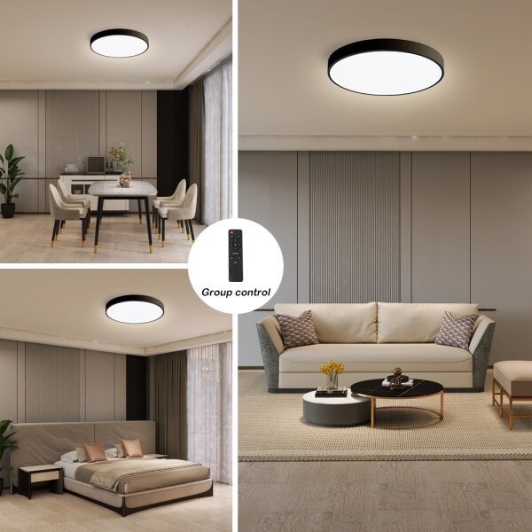 Brilagi-LED Stmievateľné svietidlo POOL SMART LED/48W/230V 40 cm Wi-Fi Tuya+DO čierne
