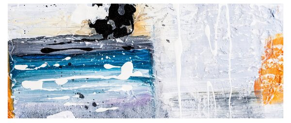 Obraz - Abstraktné ťahy (120x50 cm)
