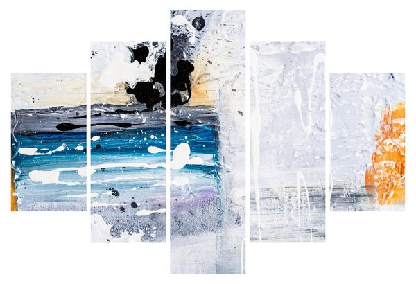 Obraz - Abstraktné ťahy (150x105 cm)