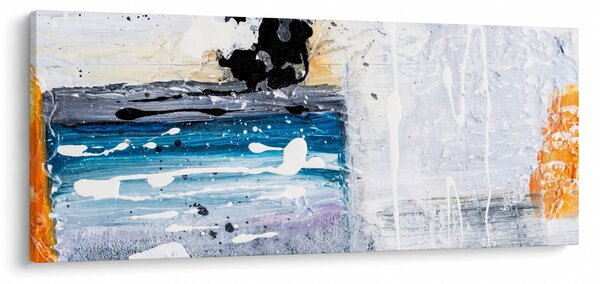 Obraz - Abstraktné ťahy (120x50 cm)