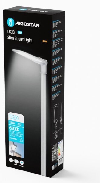 Aigostar - LED pouličné svietidlo SLIM LED/150W/230V 6500K IP65