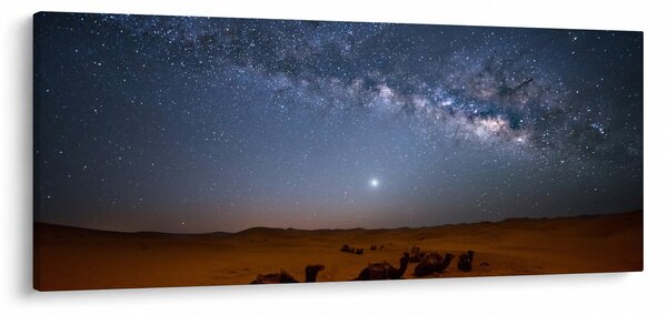 Obraz - Noc v púšti (120x50 cm)