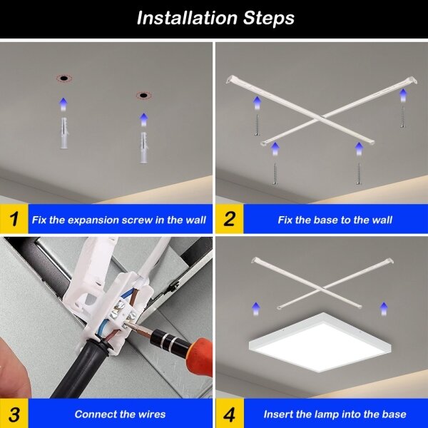 Brilagi - LED Kúpeľňové svietidlo FRAME LED/50W/230V 3000/4000/6000K IP44 biela