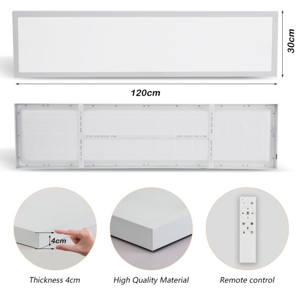 Brilagi-LED Stmievateľné kúpeľňové svietidlo FRAME SMART LED/50W/230V IP44 biele+DO