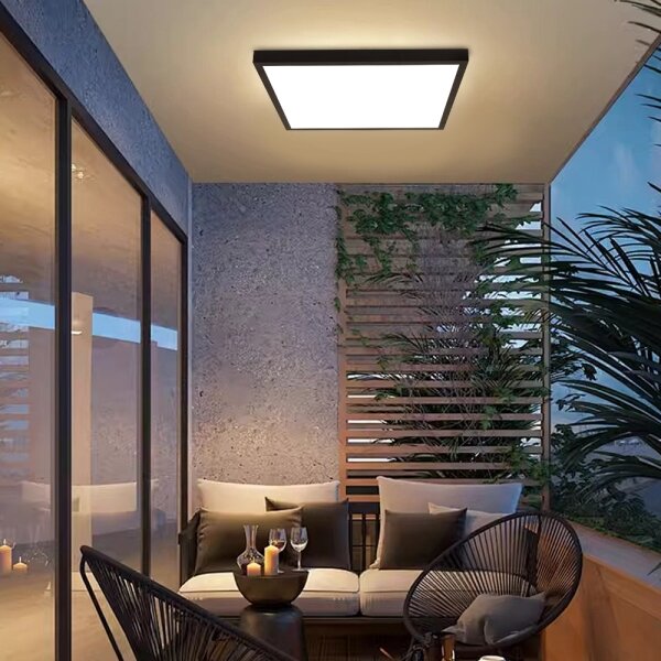 Brilagi - LED Kúpeľňové svietidlo FRAME LED/50W/230V 3000/4000/6000K IP44 čierna