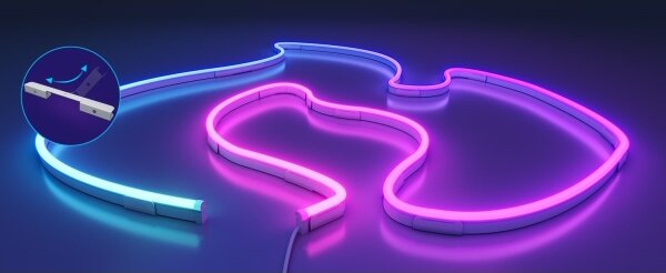Govee - Neon 2 MATTER ohybný LED pás 3m RGBIC Wi-Fi
