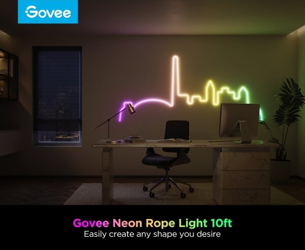 Govee - Neon 2 MATTER ohybný LED pás 3m RGBIC Wi-Fi