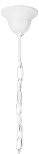Luster na reťazi DONATO 5xE14/40W/230V biela