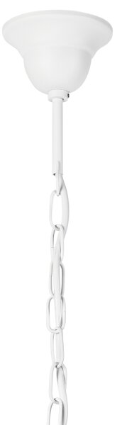 Luster na reťazi DONATO 6xE14/40W/230V biela