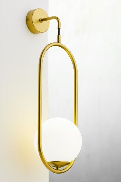 Jupiter 2043 - Nástenná lampa IGON 1xE14/40W/230V zlatá