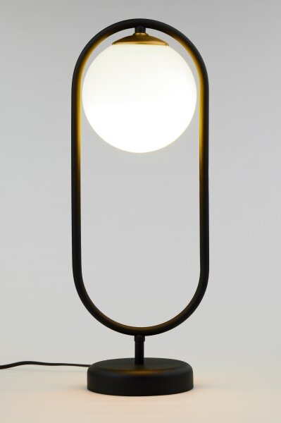 Jupiter 2044 - Stolná lampa IGON 1xE14/40W/230V čierna