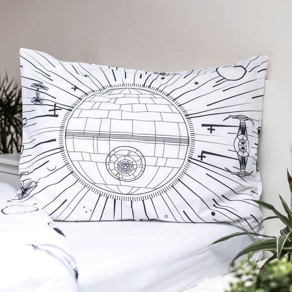 Bavlnené detské obliečky so svietiacim efektom na jednolôžko 140x200 cm Star Wars – Jerry Fabrics
