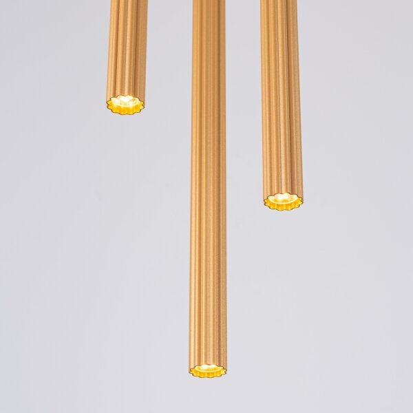 Sollux SL.1342 - Luster na lanku ARCHE 3xG9/8W/230V zlatá