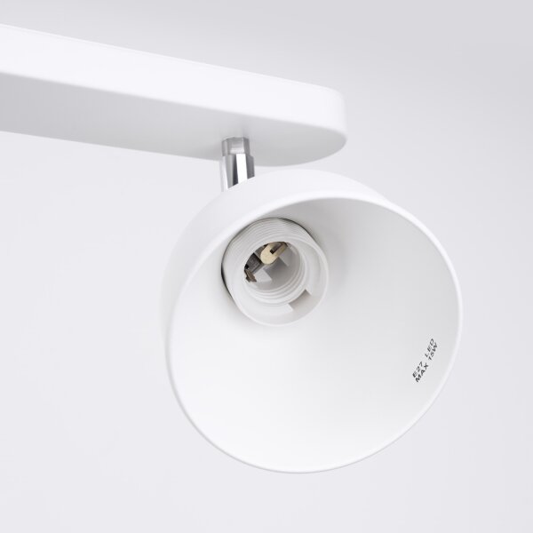 Sollux SL.1314 - Bodové svietidlo ELBA 2xE27/15W/230V biela
