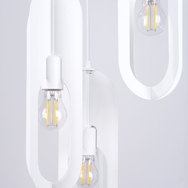 Sollux SL.1361 - Luster na lanku NICUS 3xE27/15W/230V biela