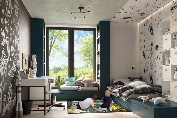 Sollux SL.1445 - Nástenná lampa VECTOR 1xE27/15W/230V čierna