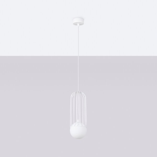 Sollux SL.1331 - Luster na lanku BRINA 1xG9/8W/230V biela