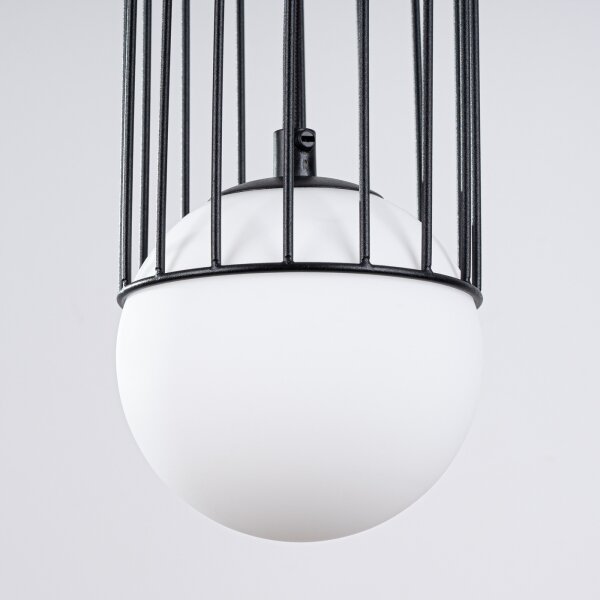 Sollux SL.1332 - Luster na lanku BRINA 1xG9/8W/230V čierna